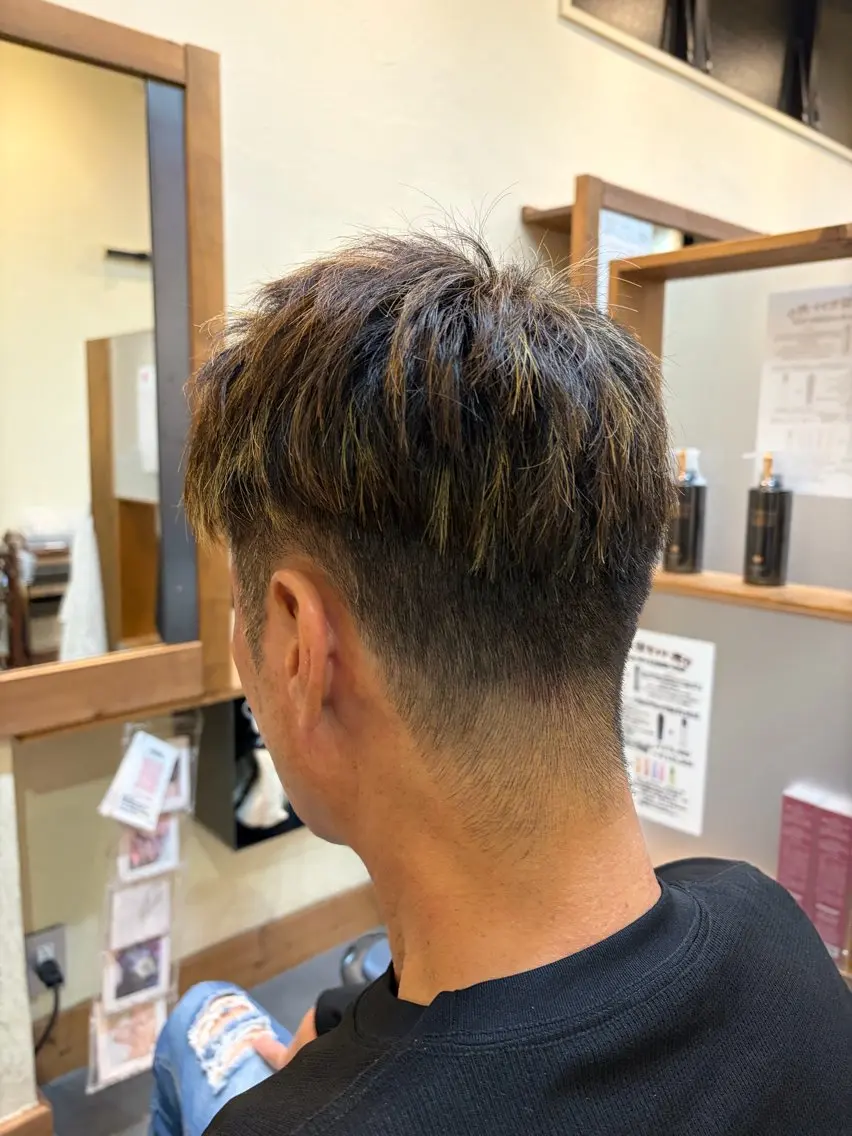 メンズ限定🔥　カット+メッシュの写真