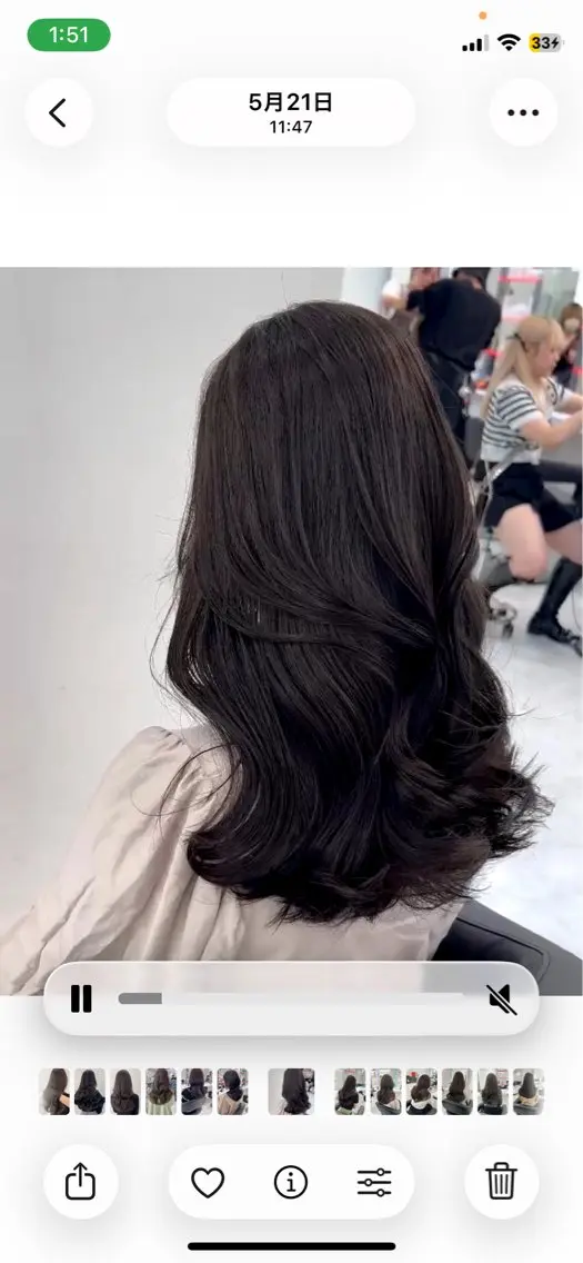 セミロング カラー ヘアカラー トリートメント 佐藤 笑瑠のヘアスタイル