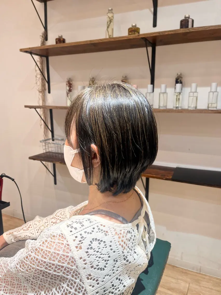 ショート ショートボブ ボブ ショートヘア カット 透明感カラー/ ツヤ髪/古澤里菜のヘアスタイル