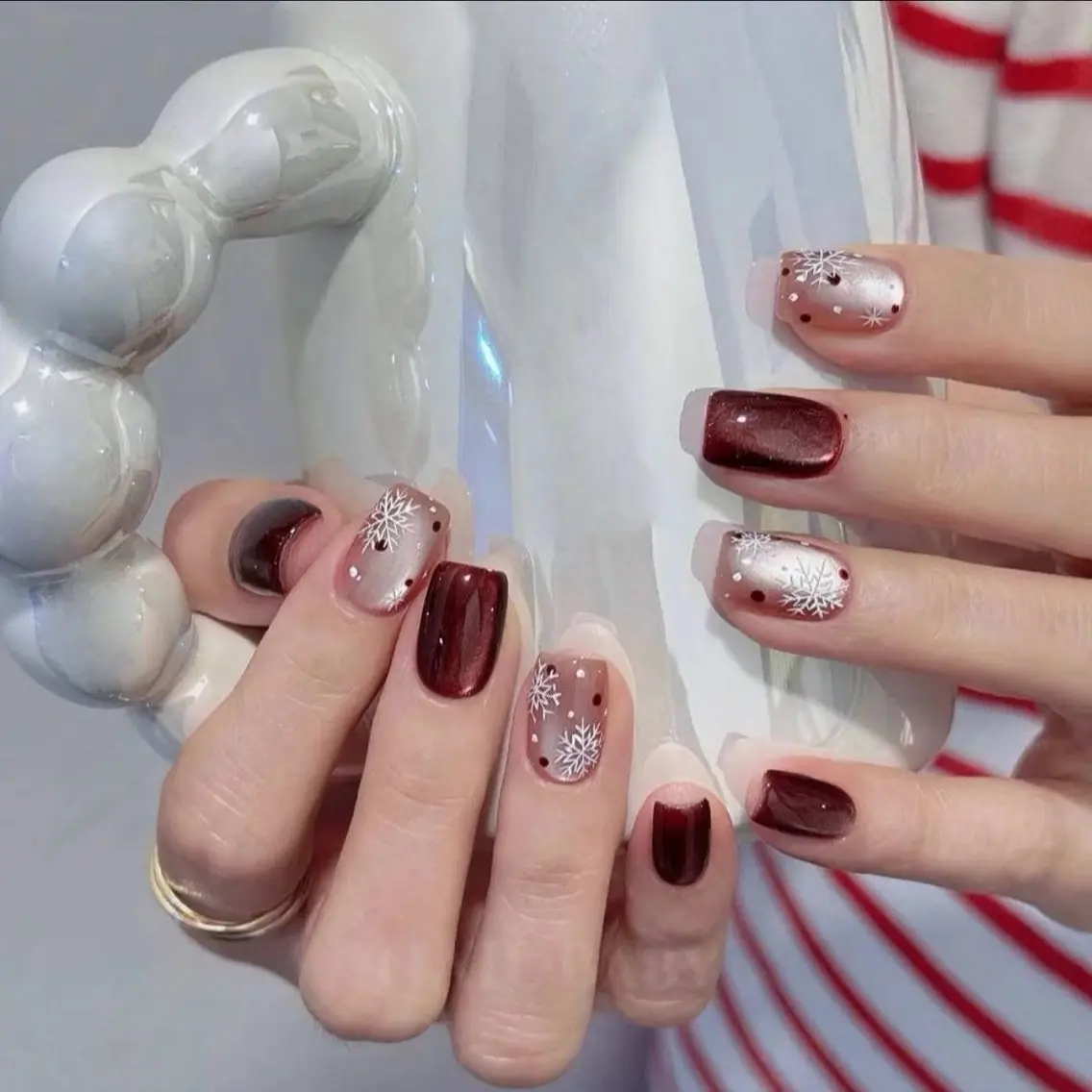 ネイル チークネイル フットネイル フレンチネイル グラデーション 韓国ネイル YUKI NAILのネイルデザイン