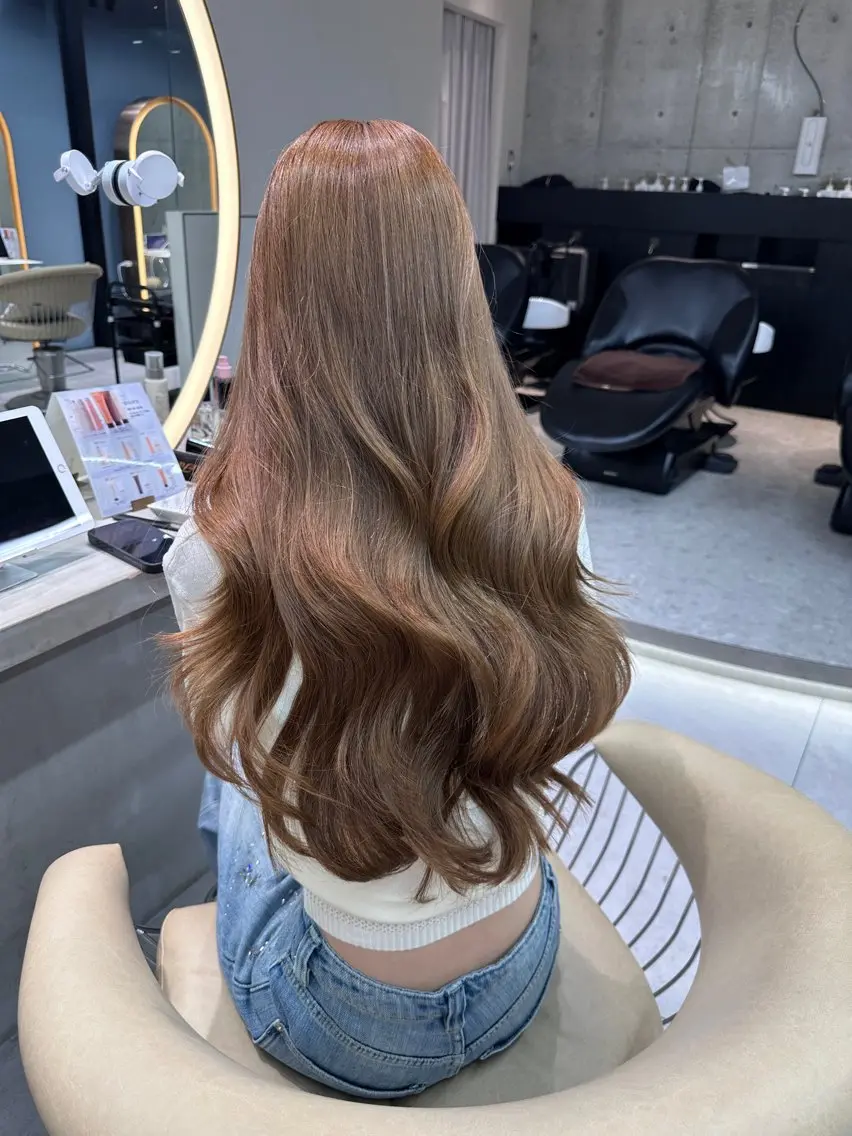 ロング カラー カット ヘアカラー トリートメント 《髪質改善✖️オリー ブ🧸》小嶋拓也のヘアスタイル
