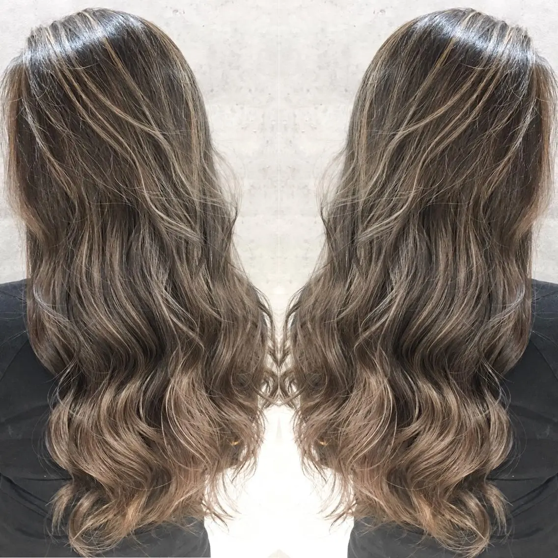セミロング カラー ヘアアレンジ ネイル マツエク・マツパ ベージュカラー ハイライトカラー ハイライト ヘアカラー トリートメント 井上 一平のヘアスタイル
