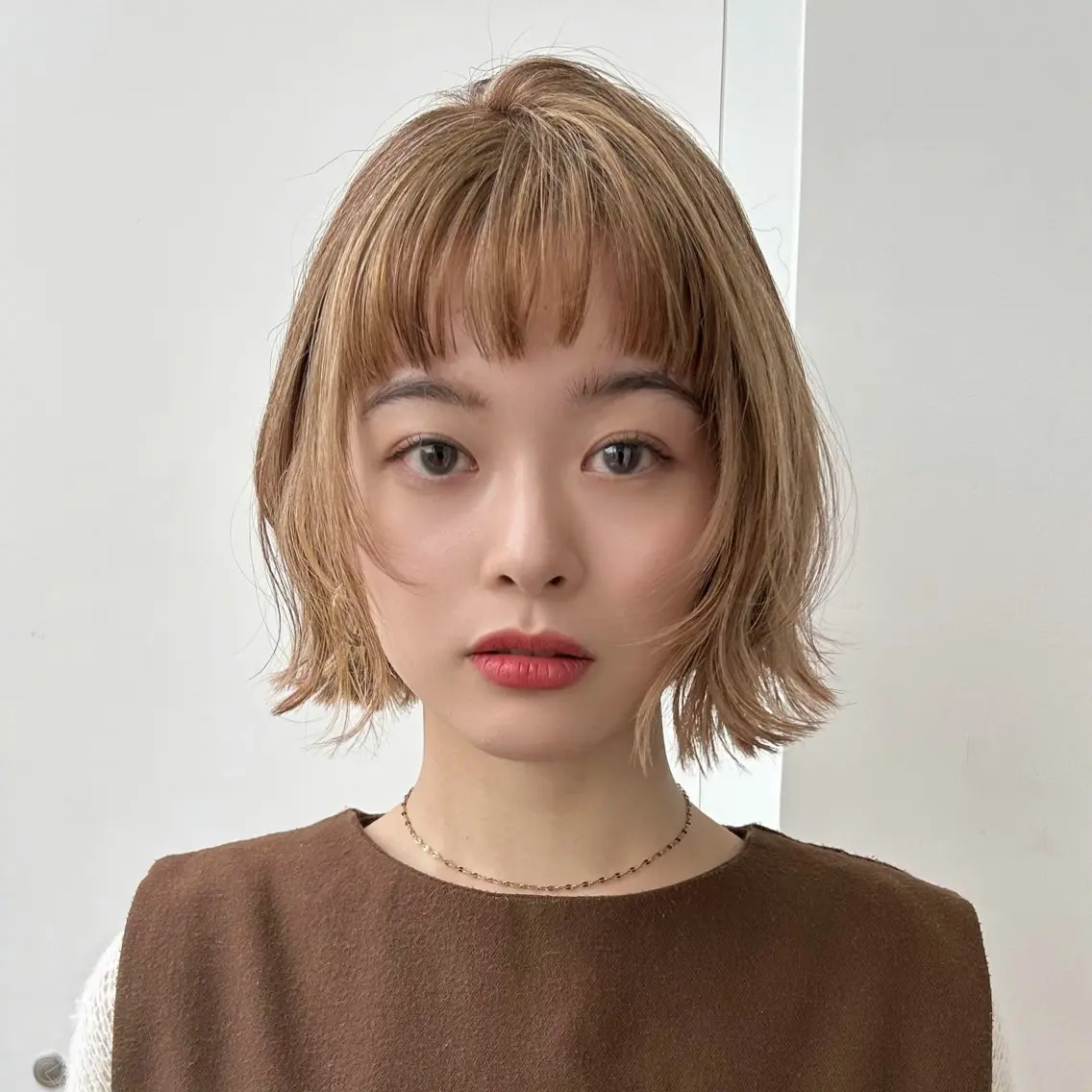 ショート カラー 盛れる顔まわりカット 髪質改善/渋谷/れんのヘアスタイル