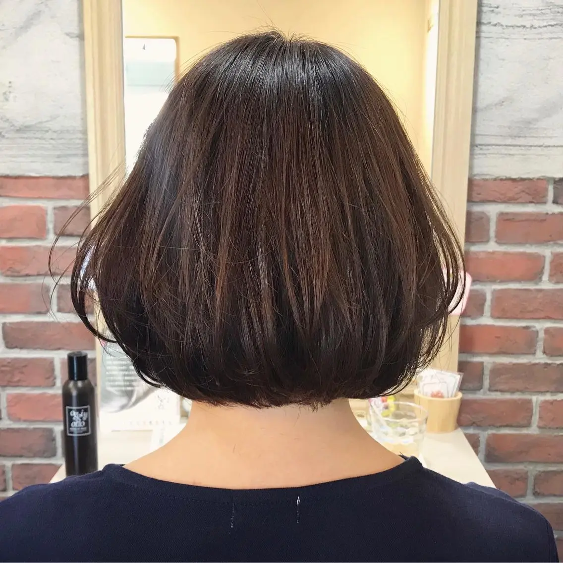 ミディアム カラー カット ヘアカラー レイヤーカット/ 根本瑠実のヘアスタイル