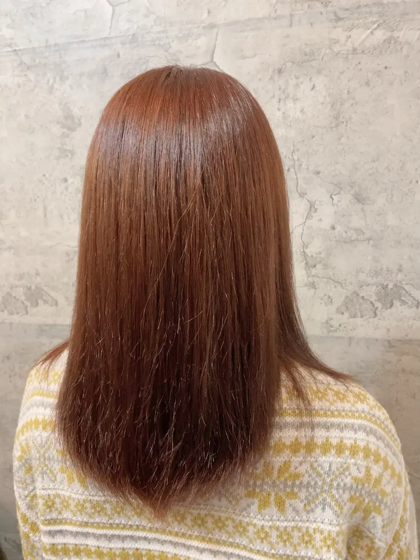 セミロング 近藤 龍青のヘアスタイル