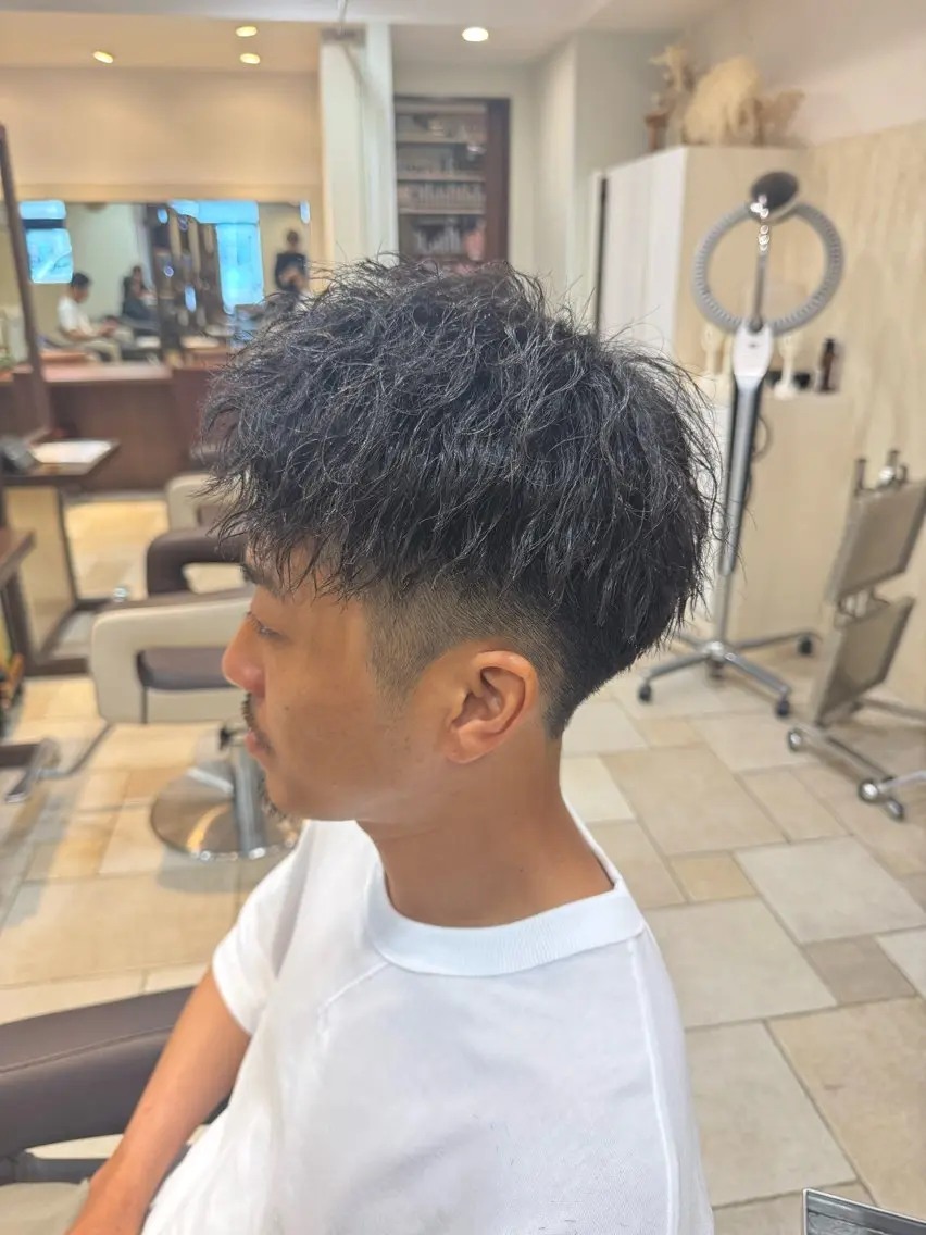 メンズ カット パーマ トリートメント パーマ/縮毛矯正/ 店長 ・村田伊吹のヘアスタイル