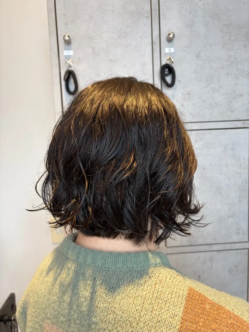 カット+デジタルパーマ+『Aujua』ケアの写真