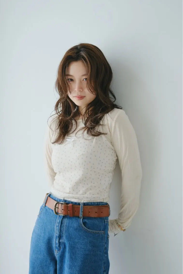 セミロング カラー カット ヘアカラー 高山 桃子のヘアスタイル