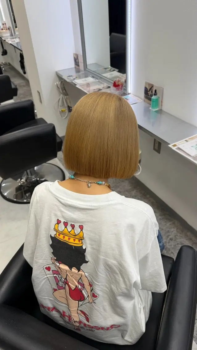 ショート カラー そら/心斎橋/韓国風 モデル募集中✨のヘアスタイル