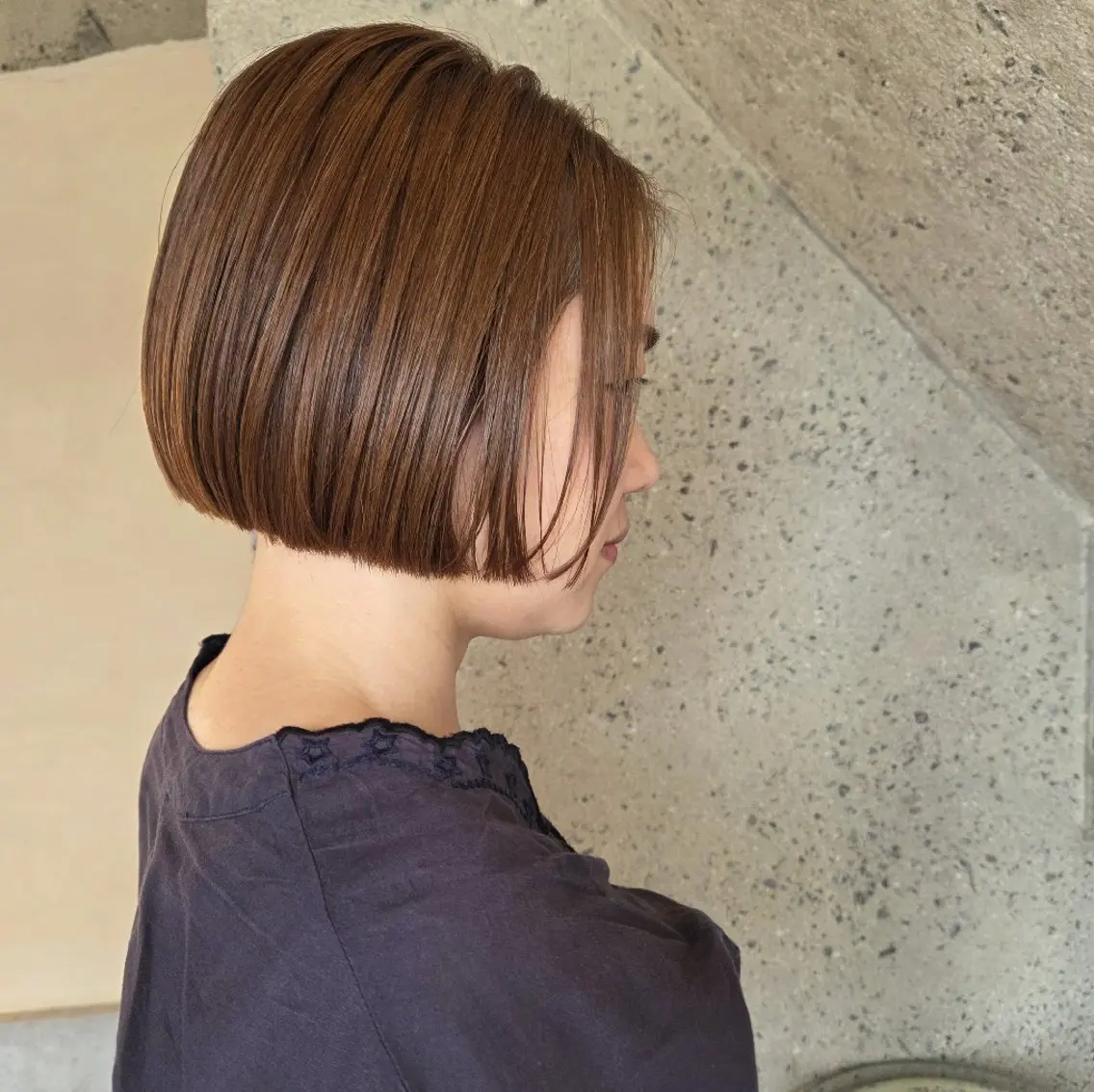 ミディアム カット ヘアカラー トリートメント 川原田麻衣【薬院/平 尾/高宮】透明感🫧のヘアスタイル