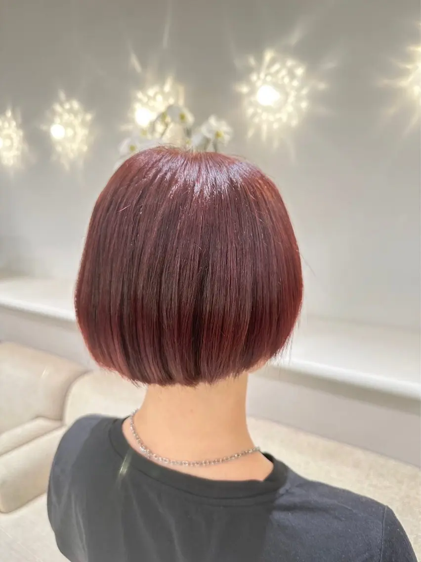 ショート カラー ヘアカラー 縮毛矯正/髪質改善 インナーカラーせいぎのヘアスタイル