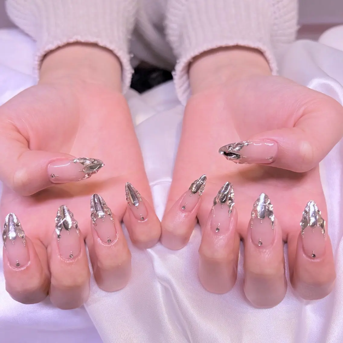 ネイル ワンホンネイル ハンドネイル nail salon e'mu💐のネイルデザイン