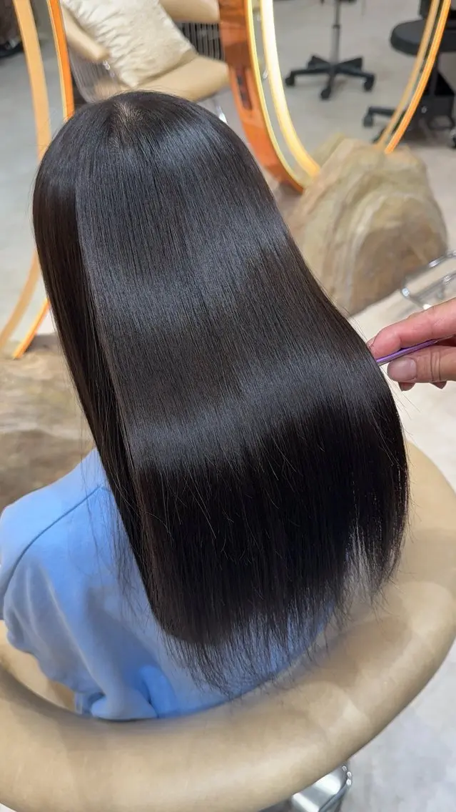 ロング カラー カット ヘアカラー 縮毛矯正 美髪縮毛矯正✨🫧 レイヤー川村利幸のヘアスタイル