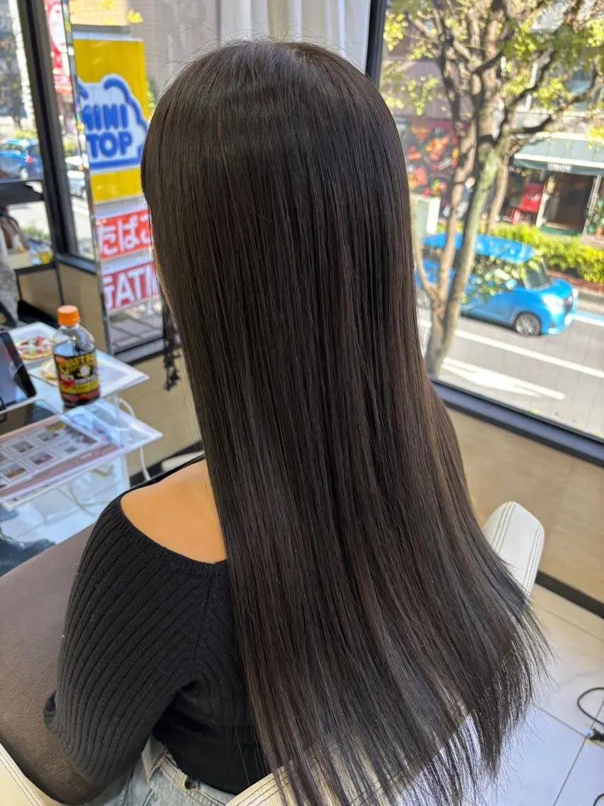 髪の毛をケアしたい方はこちら🎀カット＋カラー＋oggiトリートメントの写真