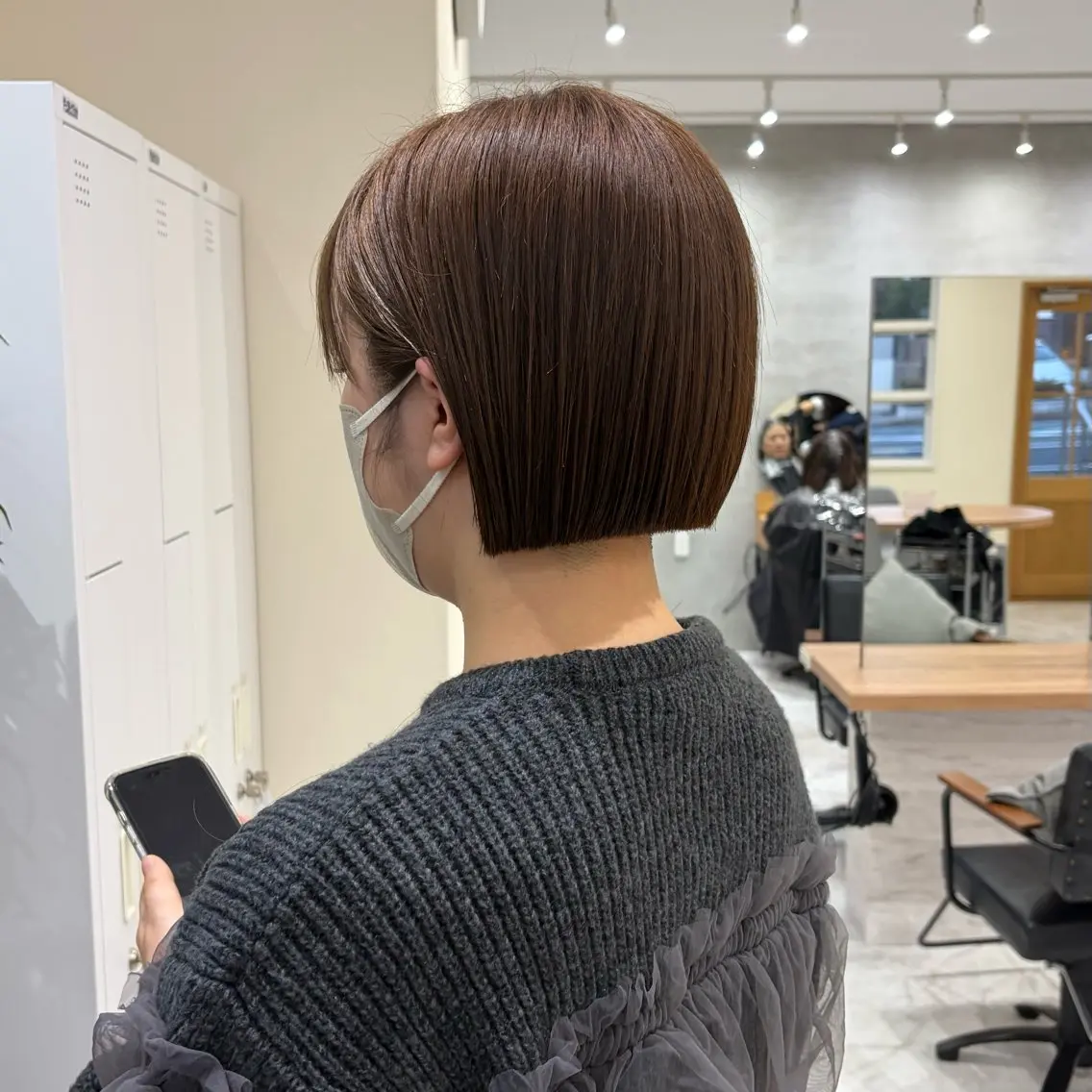 ショート カラー ボブ 似合わせカット カット ヘアカラー トリートメント YUUKI/ミニボブ ボブ/髪質改善のヘアスタイル