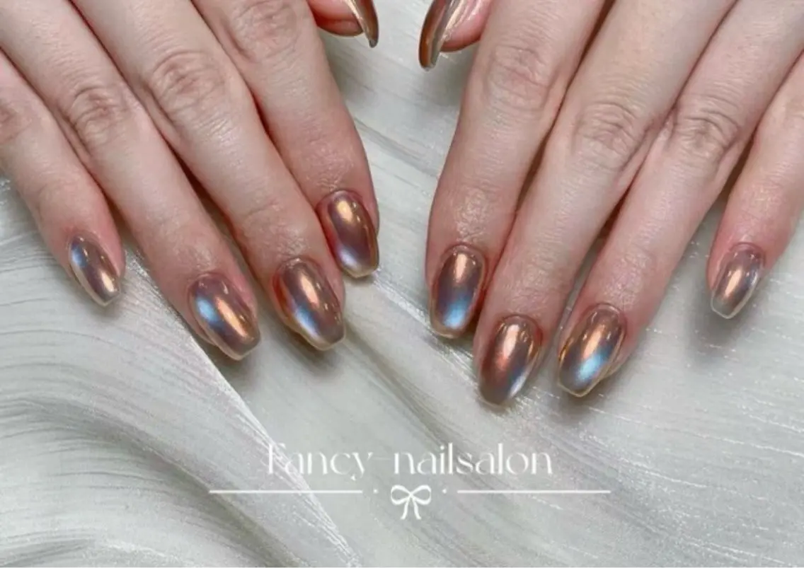 ネイル マグネットネイル ミラーネイル ハンドネイル Fancyネイル サロン練馬店のネイルデザイン