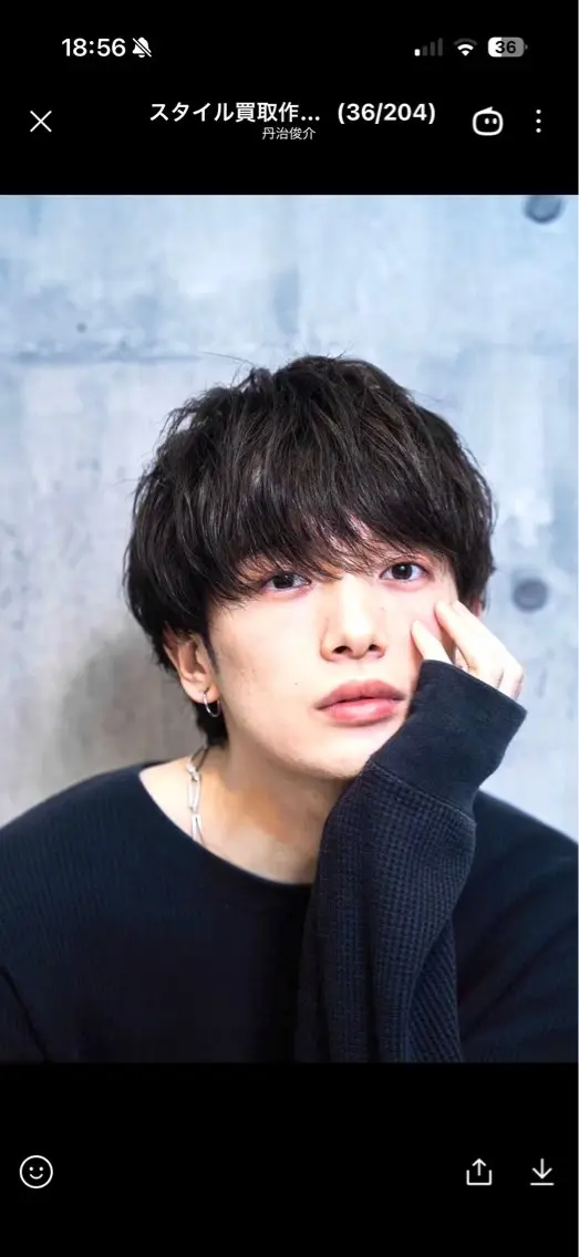 メンズ カット トリートメント ヘアセット 【韓国×ハイトーン】 🇰🇷SOGO🩶のヘアスタイル
