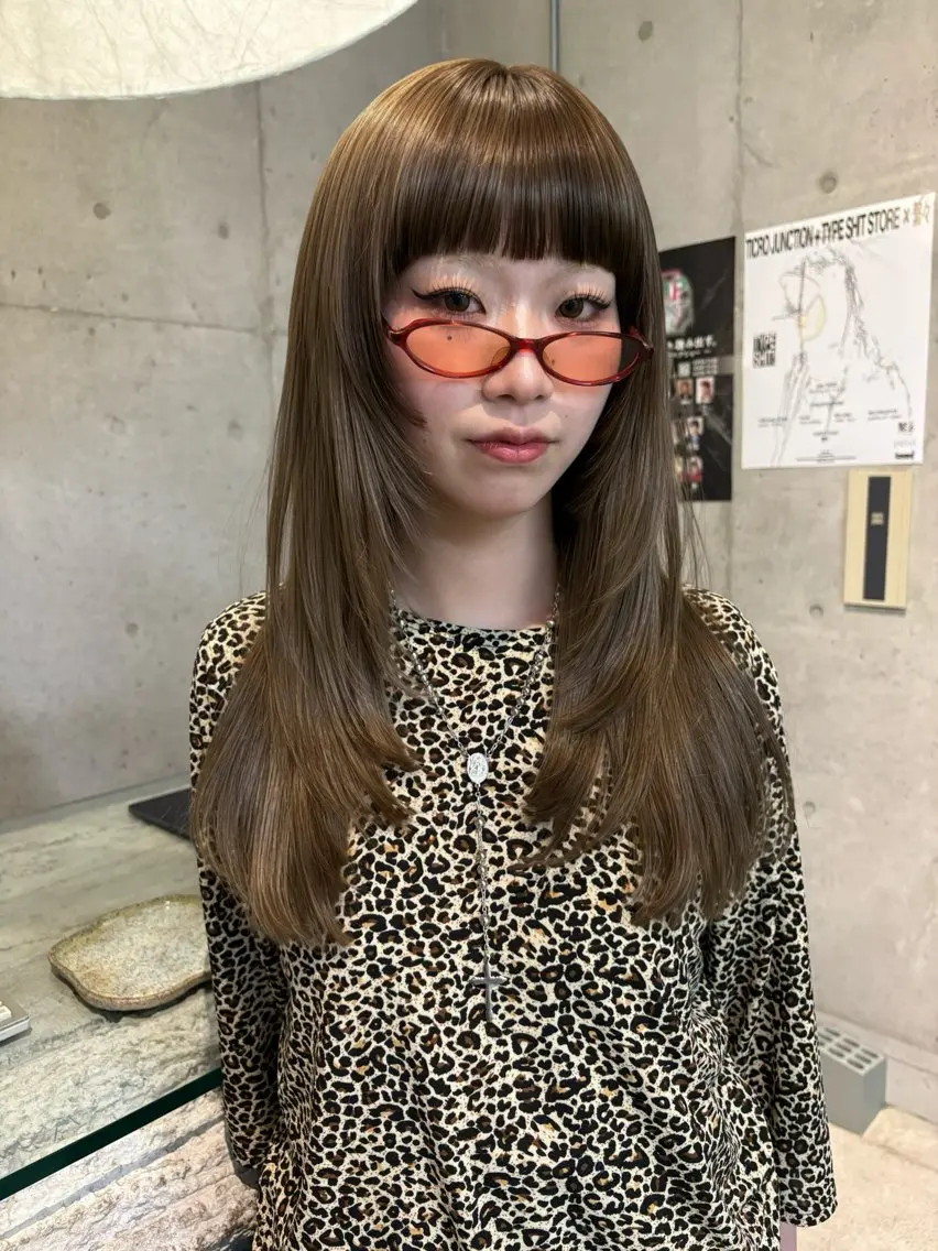 ロング カラー レイヤーカット 福岡海外風レイヤー/ ゴトリのヘアスタイル