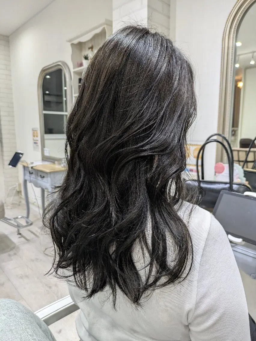 【ダメージケアNO.1】《milbon or TOKIO》カット×カラー¥の写真