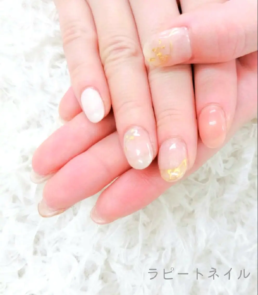ネイル ニュアンスネイル ラピートネイル 美佳のネイルデザイン