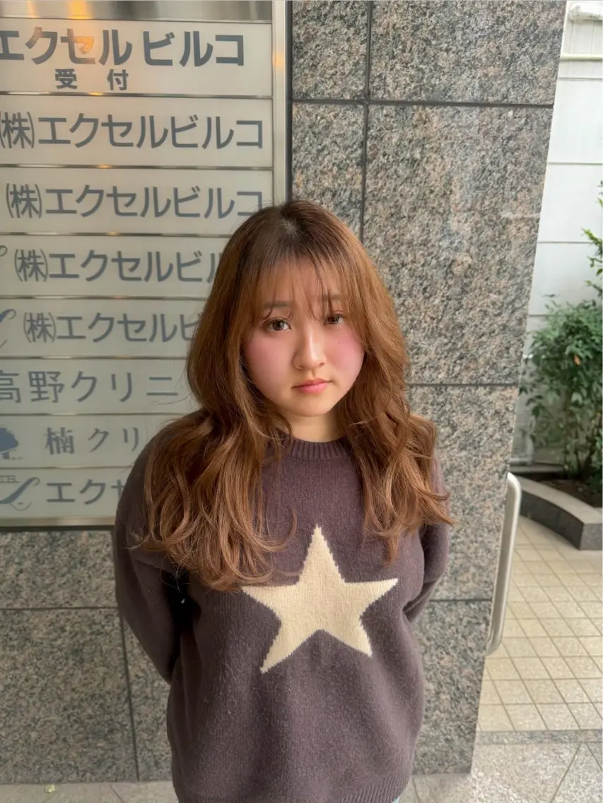ロング 帖佐 明浩のヘアスタイル