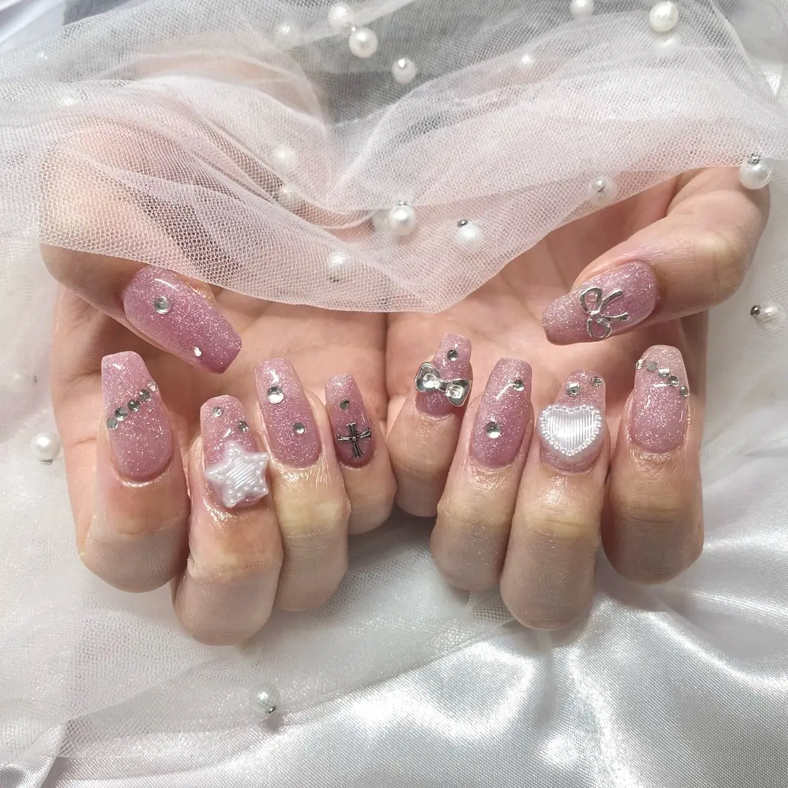 ネイル ハンドネイル Yveil 心斎橋店 hirokoのネイルデザイン