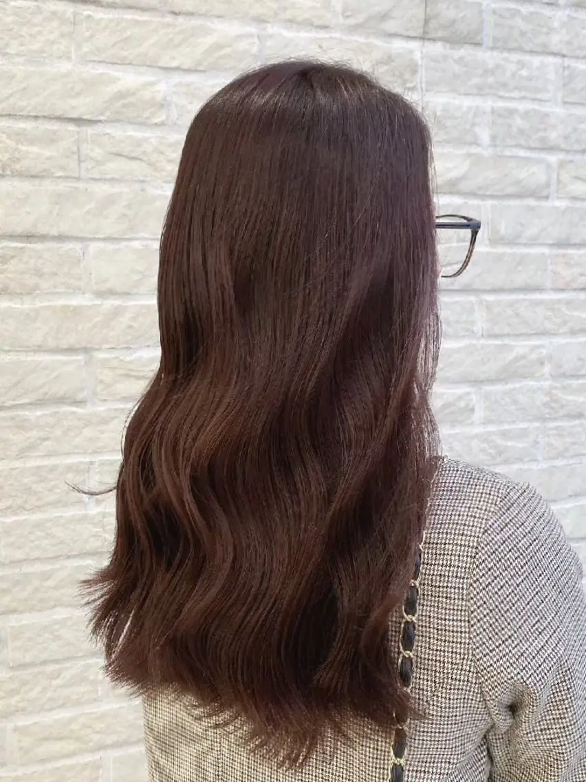ロング カラー 縮毛矯正/ワンカラー モデル募集🫧田村のヘアスタイル