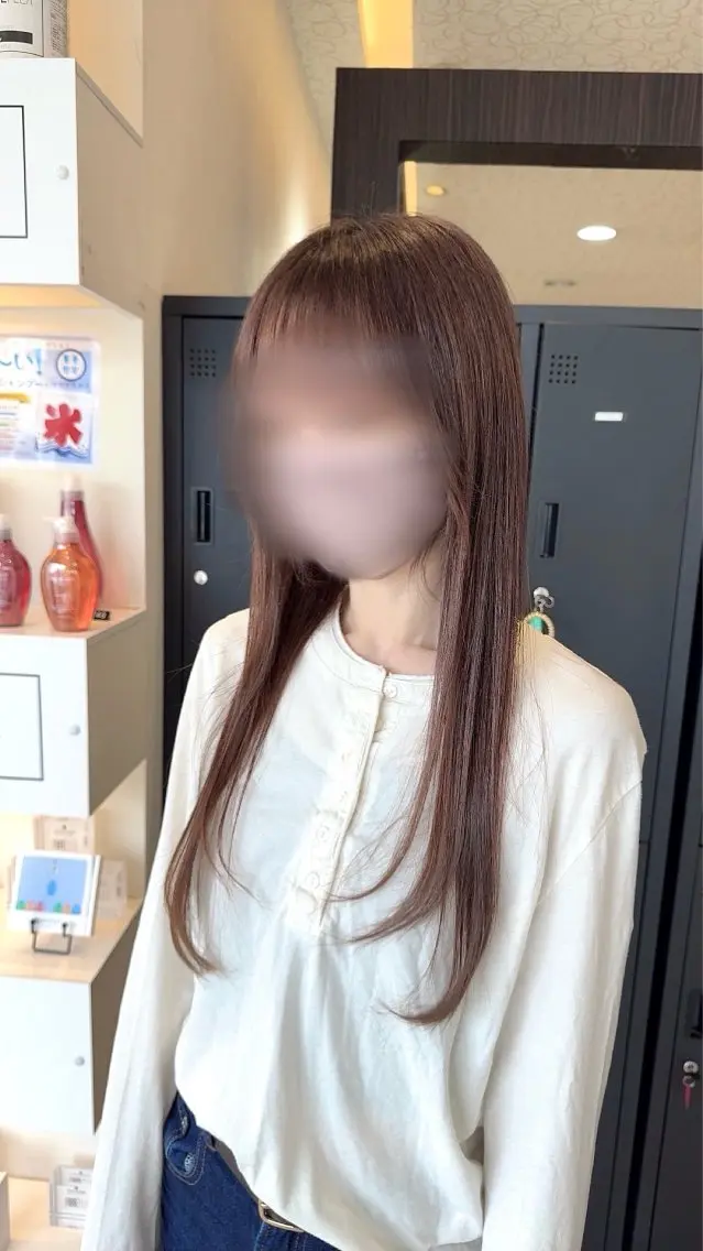ロング レイヤーカットモデ ル募集中❄️横田のヘアスタイル