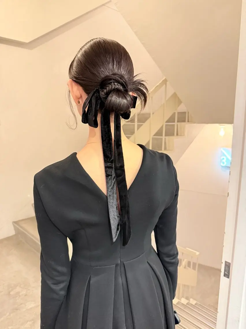 ロング ヘアアレンジ ヘアセット 谷川 未来のヘアスタイル