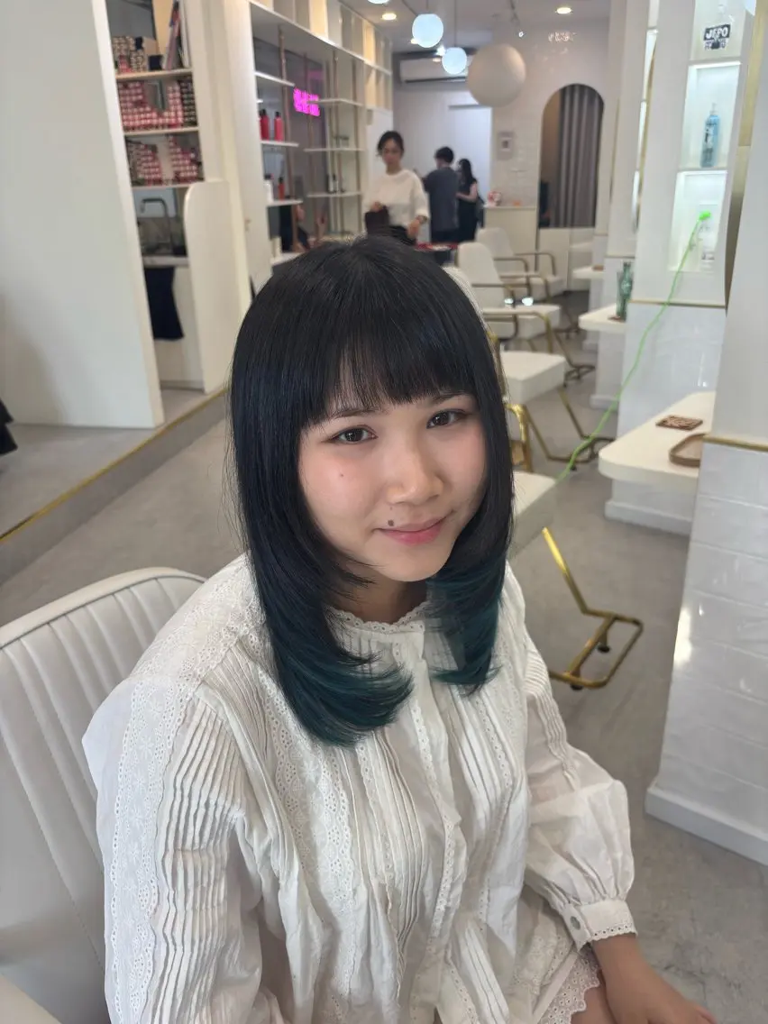 ミディアム カット ヘアカラー ✨似合わせショート、 ボブ✨豊田拓真のヘアスタイル