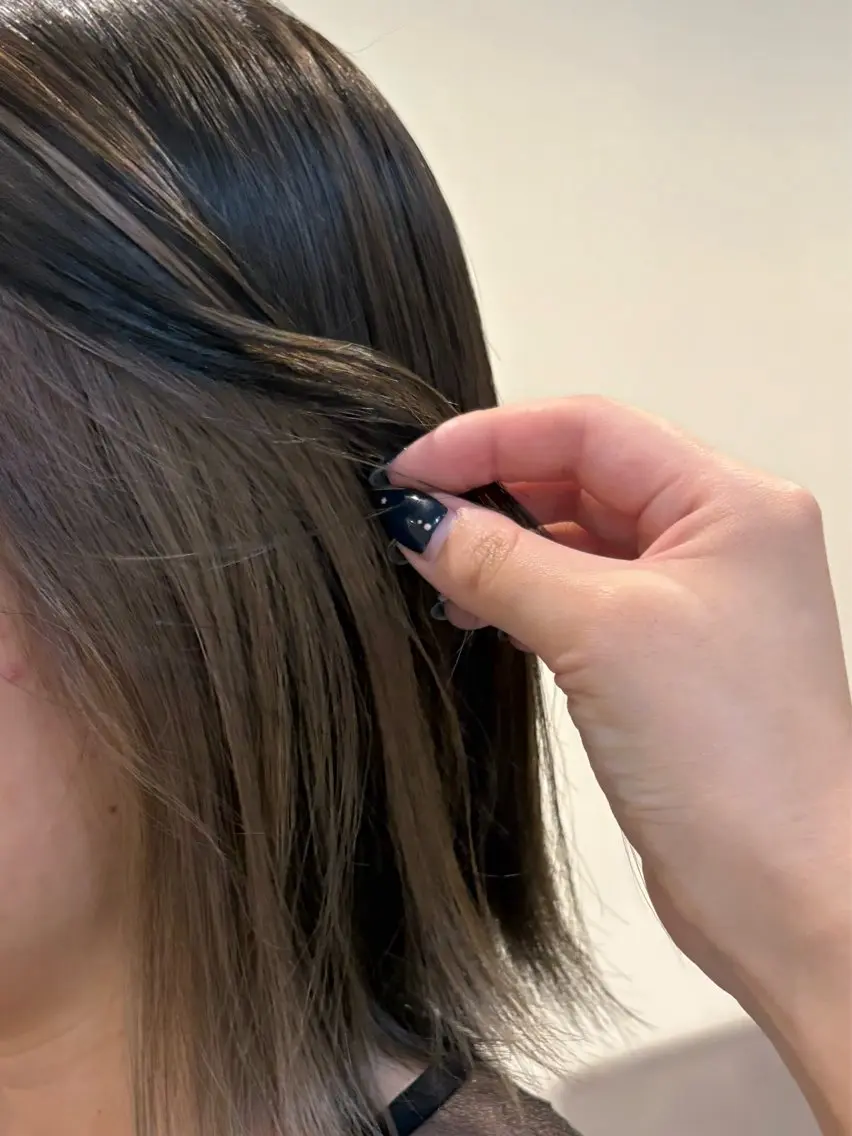 ミディアム ヘアカラー トリートメント Takane .のマツエク・マツパデザイン