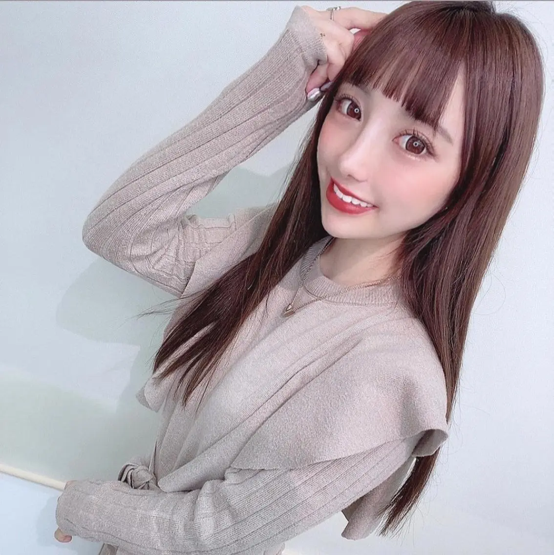セミロング カラー カラーとエクステ 🌟エクステのヘアスタイル
