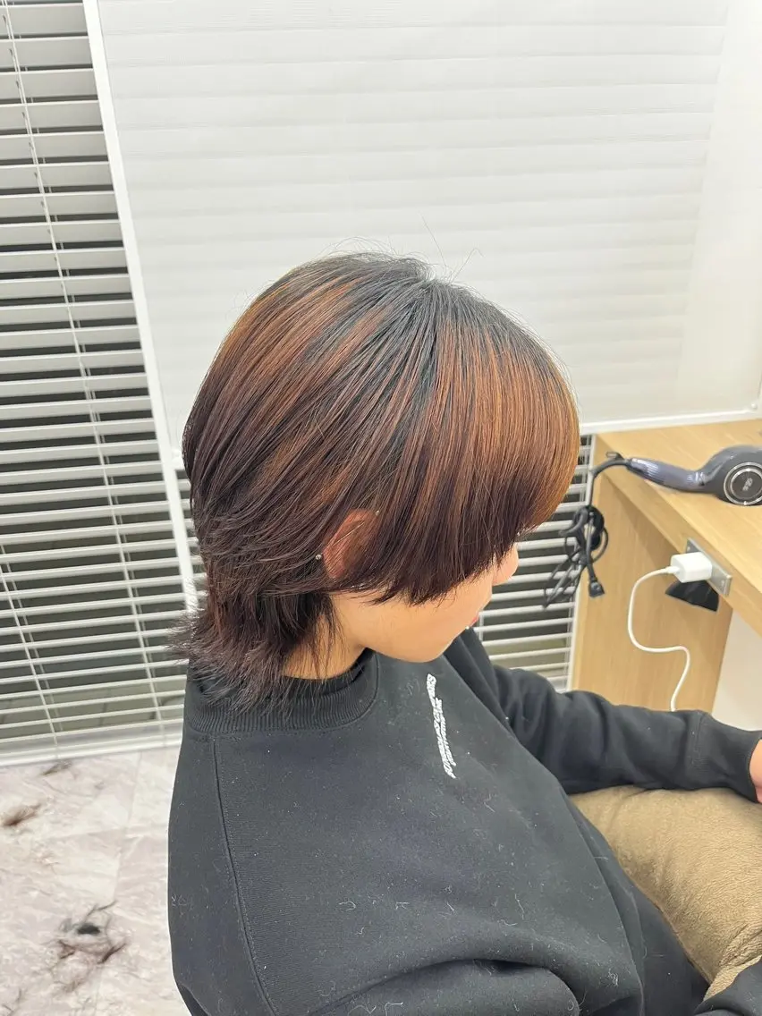 メンズ 0円カラーモデル🚺 ／坂本詩穂🌟彡のヘアスタイル