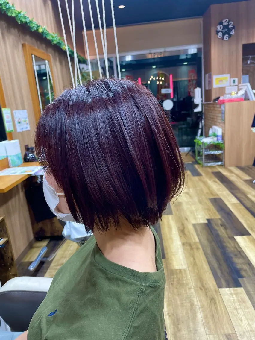 ショート カラー ヘアカラー トリートメント 山際勇策 /岐阜美容師のヘアスタイル