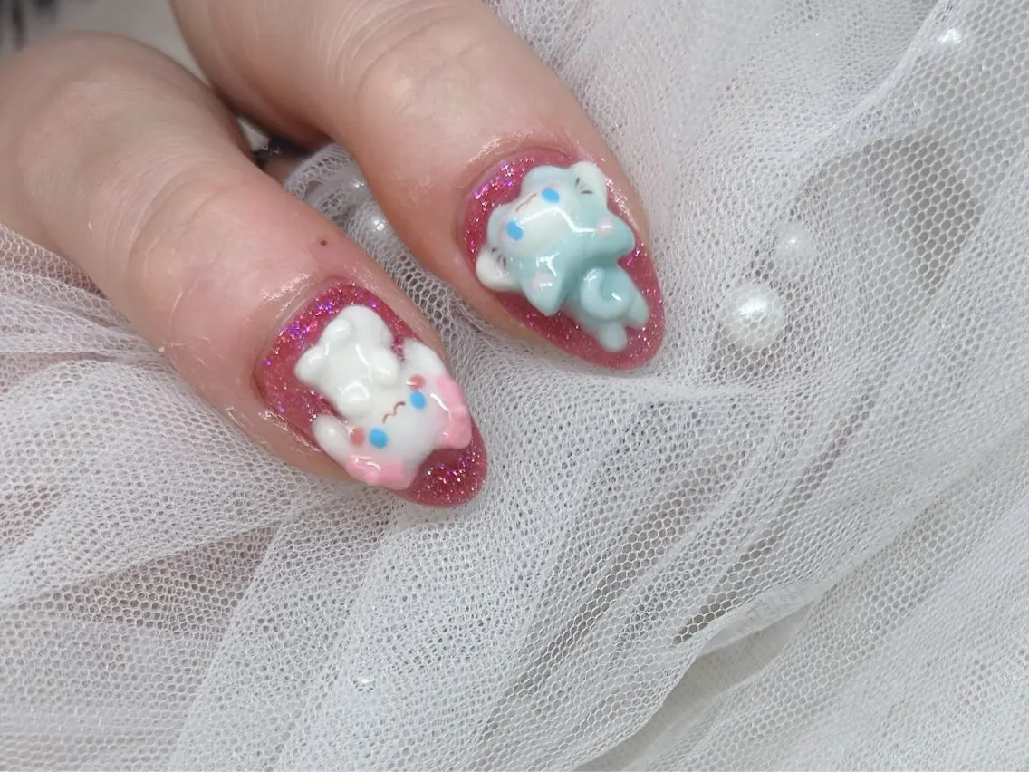 セミロング ハンドネイル Nailsalon Angeのネイルデザイン