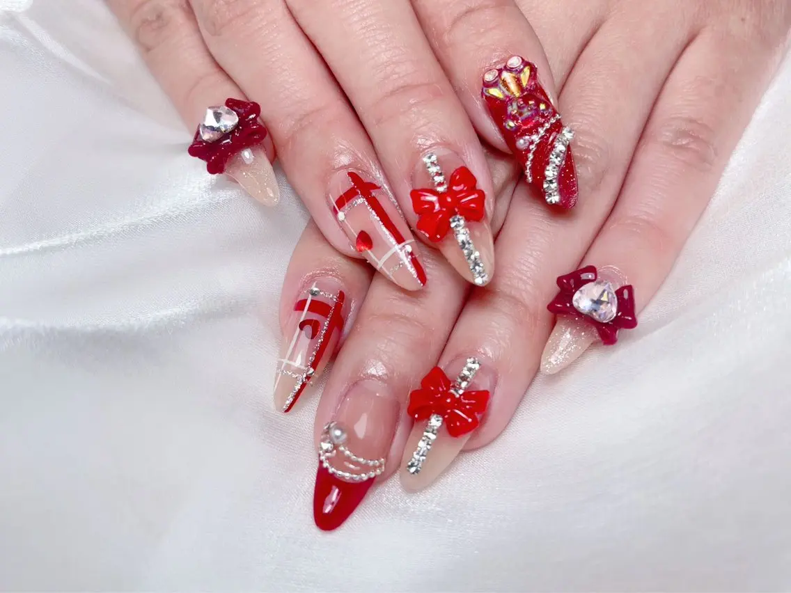 ネイル M🌷nail 長さだし専門店のネイルデザイン