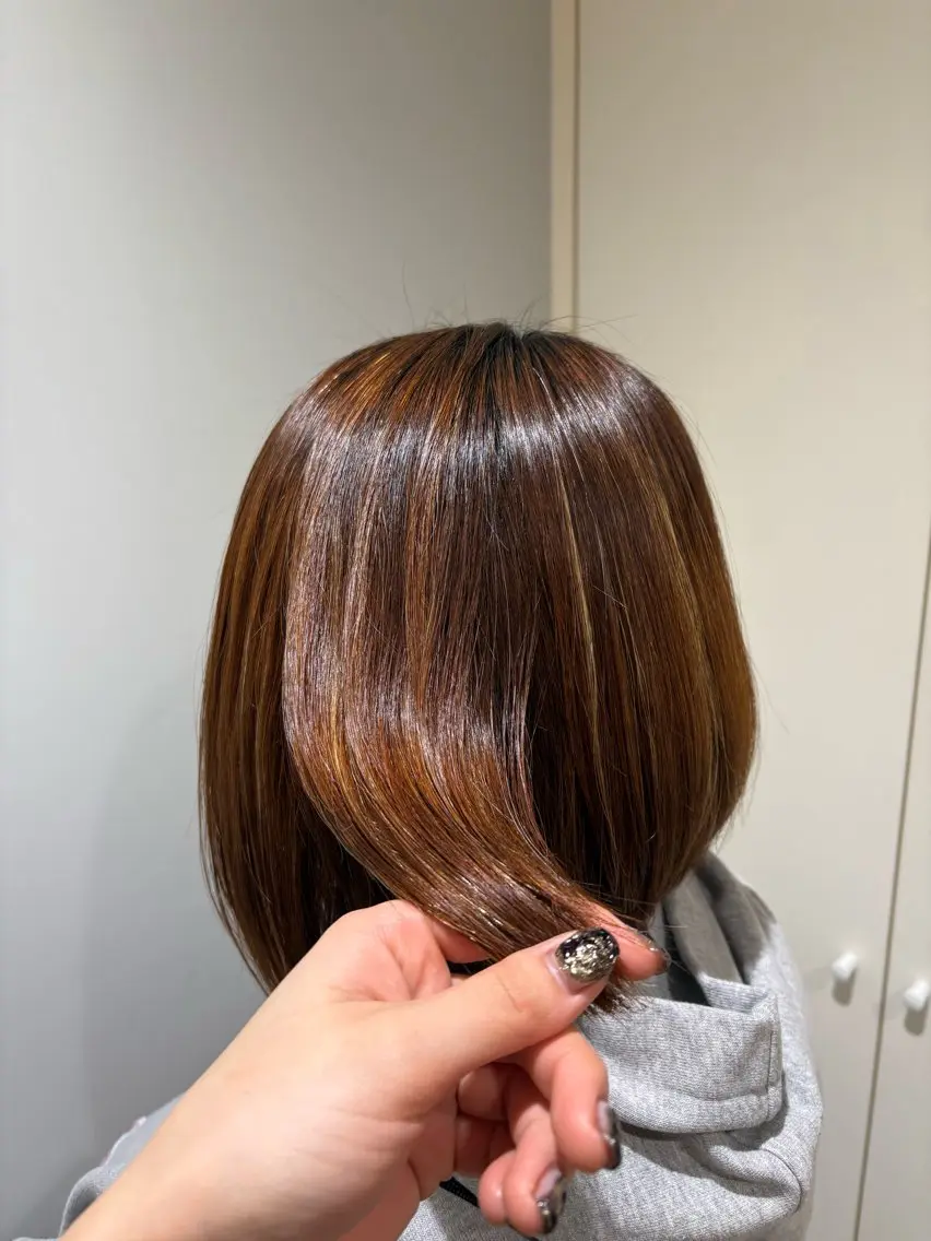 ショート 縮毛矯正 縮毛矯正 安田 佳純歩のヘアスタイル