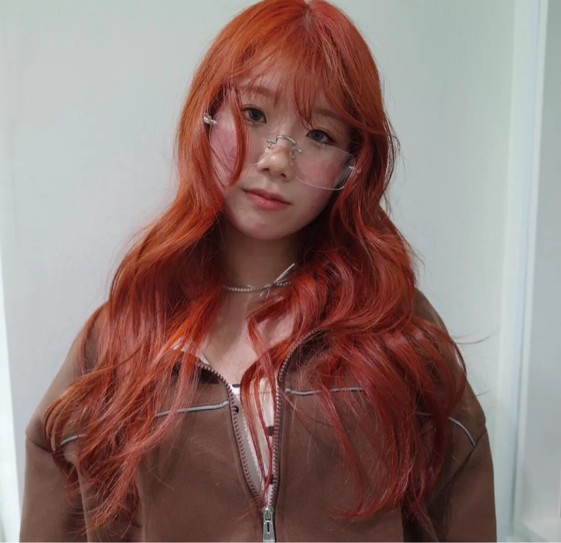カラー ヘアカラー 立木 梨那のヘアスタイル