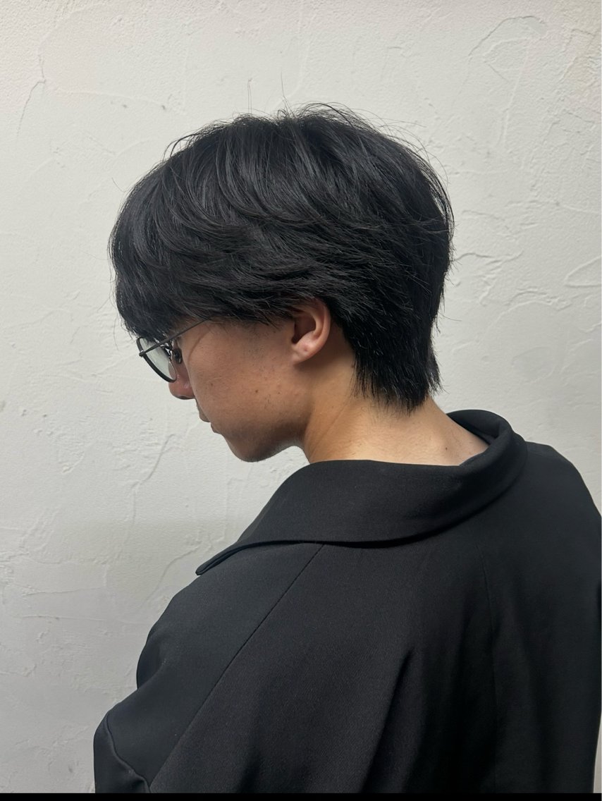 パーマ メンズ カット パーマ 的場 勇唯翔のヘアスタイル