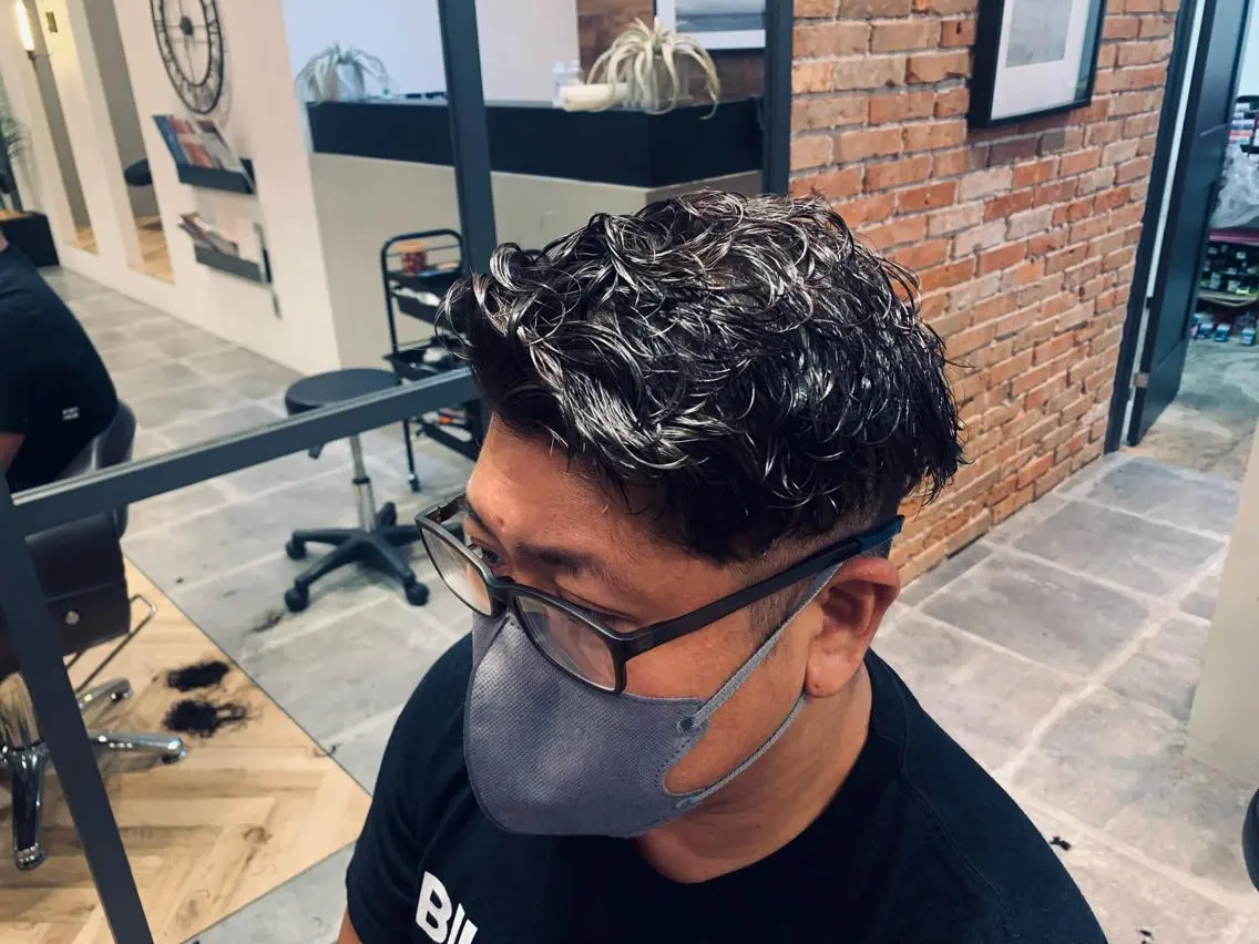 メンズ カット パーマ 高井 丈のヘアスタイル