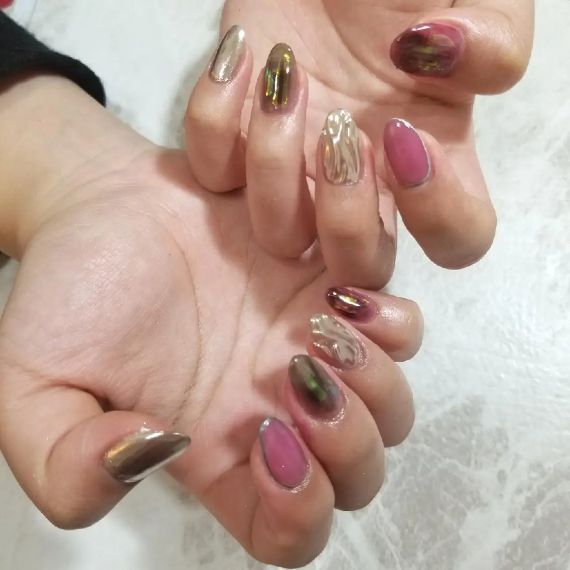 ネイル ニュアンスネイル ハンドネイル nijiiro🌈 サトウのネイルデザイン