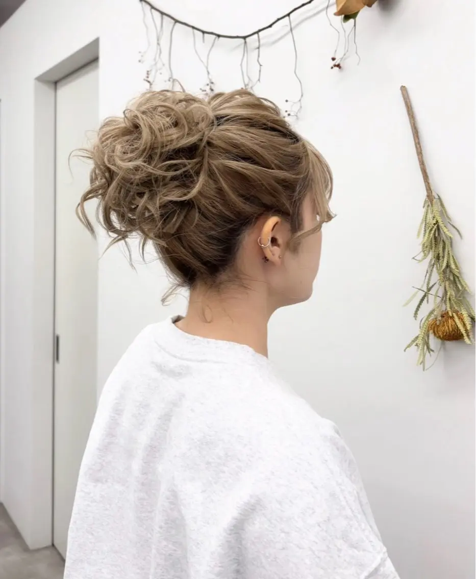 ヘアアレンジ 軽海 里莉花のヘアスタイル