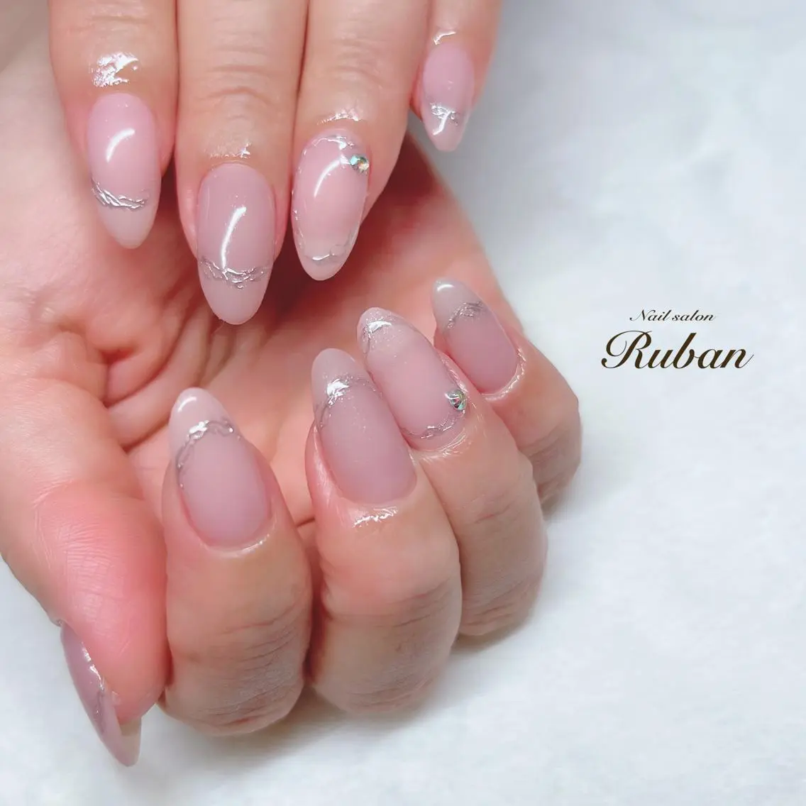 ネイル オフィスネイル シンプルネイル Nail salon Rubanのネイルデザイン