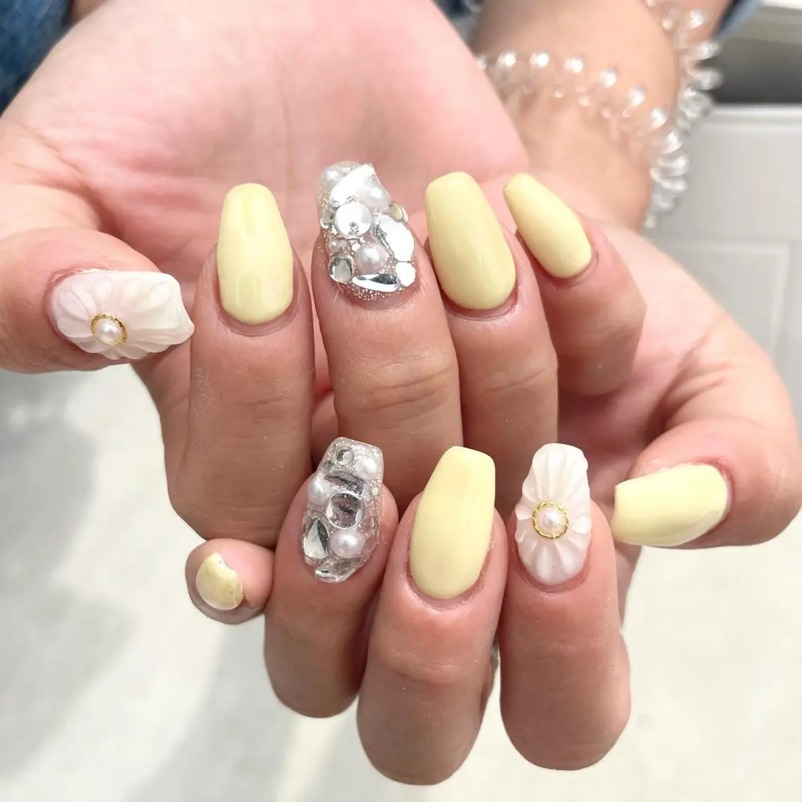 ネイル ハンドネイル Sea  nail by emaのネイルデザイン