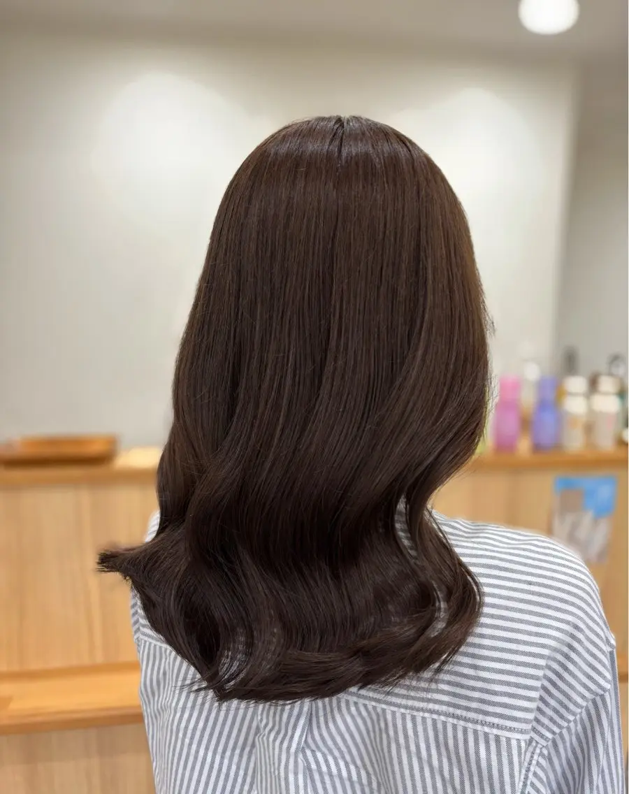 ロング カラー ベージュカラー カット ヘアカラー トリートメント (kakko) ayumiのヘアスタイル