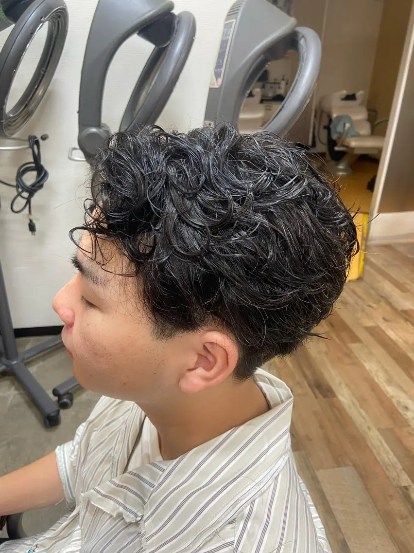 🐩似合わせメンズカット+ニュアンスパーマ✨の写真