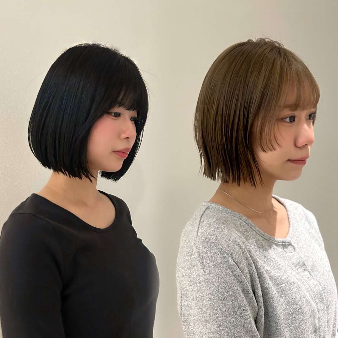 ミディアム カット 縮毛矯正 トリートメント 柔らかい縮毛矯正/ ボブ/北林のヘアスタイル
