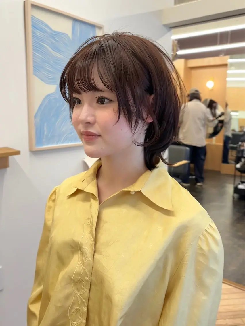 ショート カラー ブラウンカラー ヘアカラー 美空🐇 レイヤー / 透明感カラー🩰のヘアスタイル