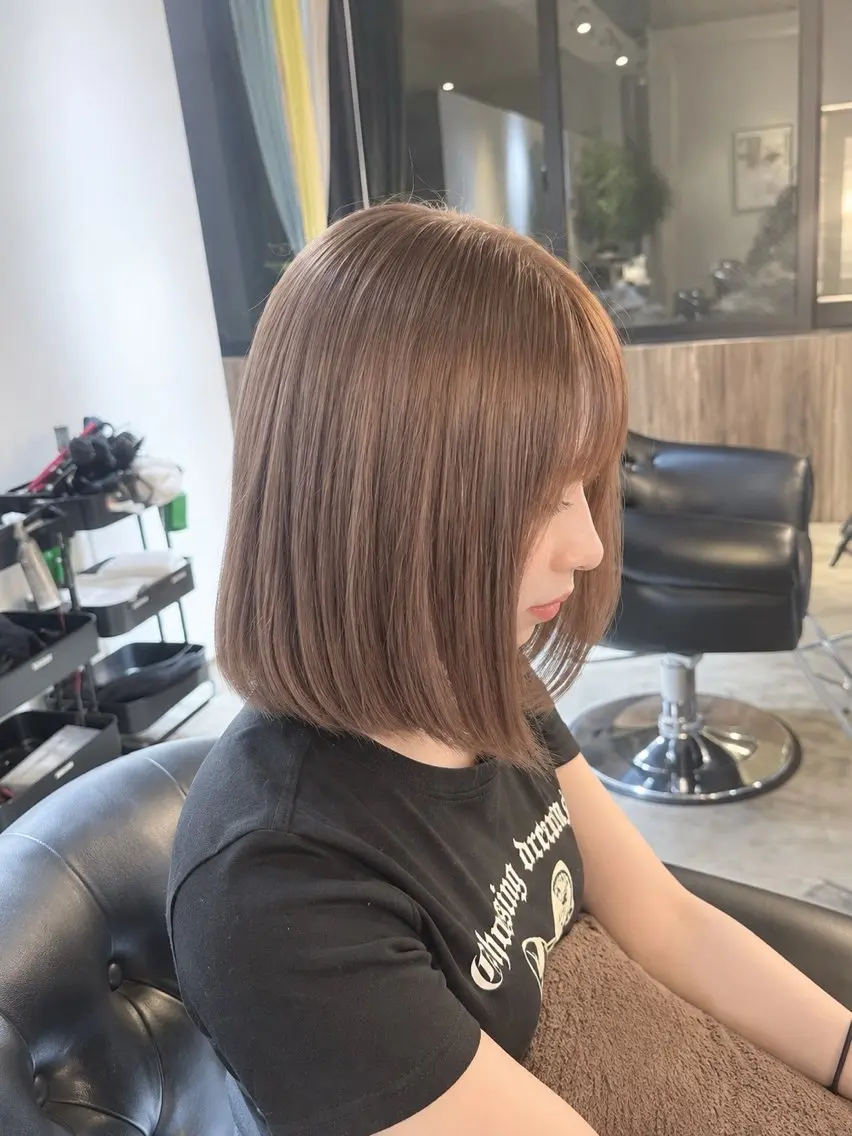 カラー ブラウンカラー 透明感カラー ヘアカラー 🌀メンズパーマ🌀 平川海夢のヘアスタイル