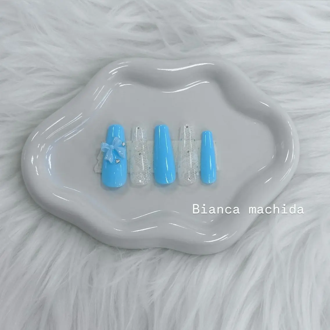 ネイル ハンドネイル BIANCA 🖤 NISHIMURAのネイルデザイン